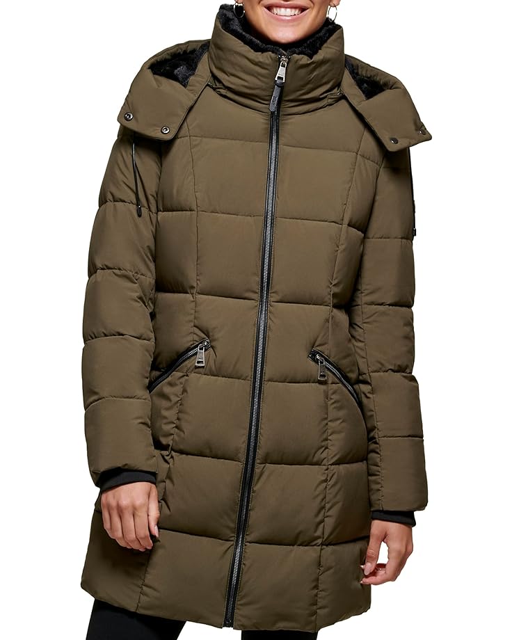 

Пальто DKNY Hooded Puffer, цвет Loden