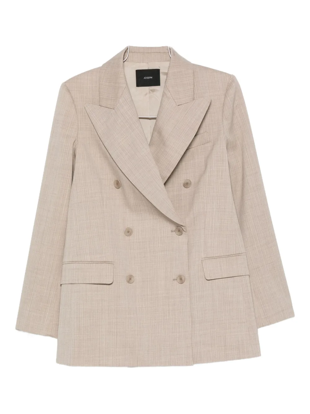 

Двубортный клетчатый блейзер JOSEPH, нейтральный