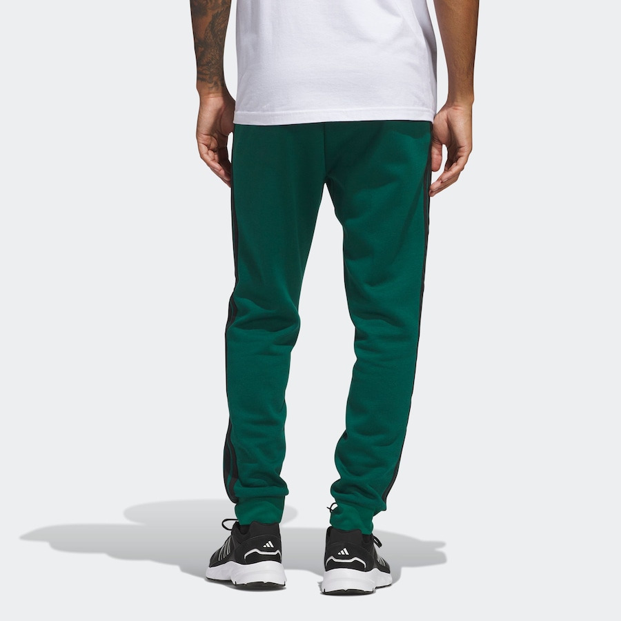 Зауженные спортивные брюки ADIDAS SPORTSWEAR Essentials, темно-зеленый — фото 3