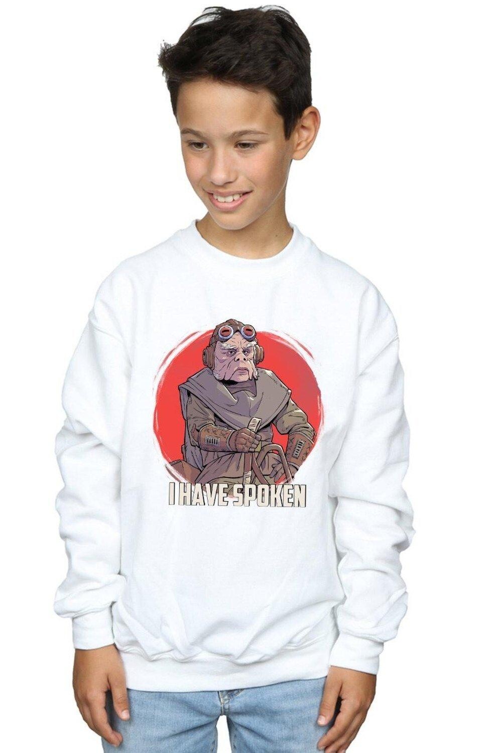 

Толстовка «Мандалорец, с которой я говорил» Star Wars, белый