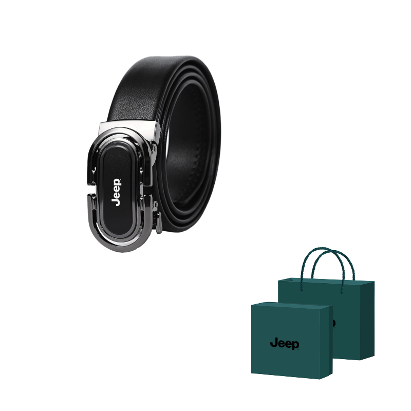 

Ремень мужской из коровьей кожи 35CM Jeep, gunmetal