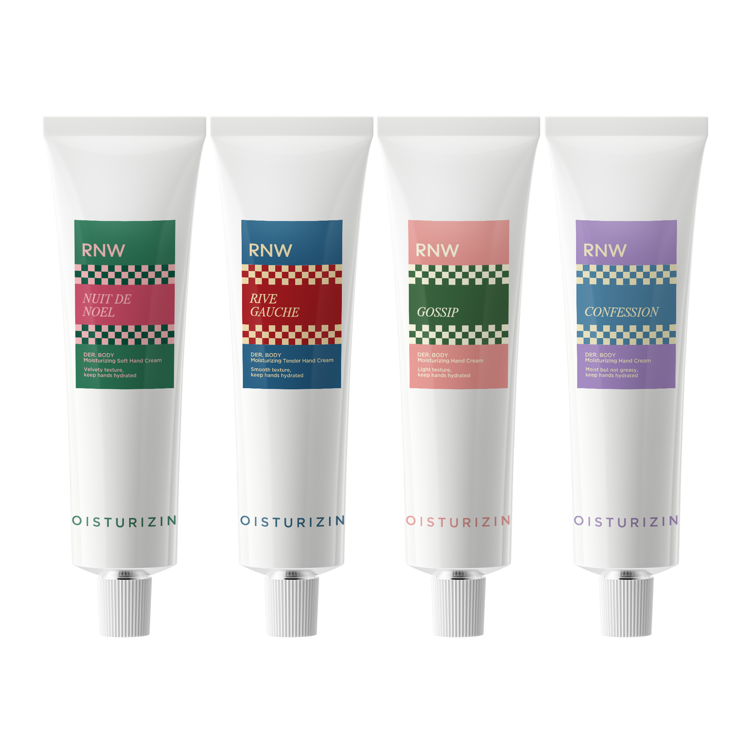 

Легкий увлажняющий крем для рук ароматный увлажняющий 50г/шт 68/шт Jasmine Scent Rose Plant Fresh Aroma RNW, 4 Pack (Confession+Scandal+Left Bank+Christmas Night)