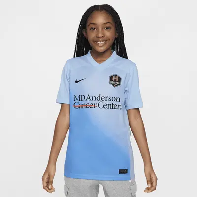 

Джерси Nike Houston Dash 2024 Stadium Secondary, цвет Psychic Blue