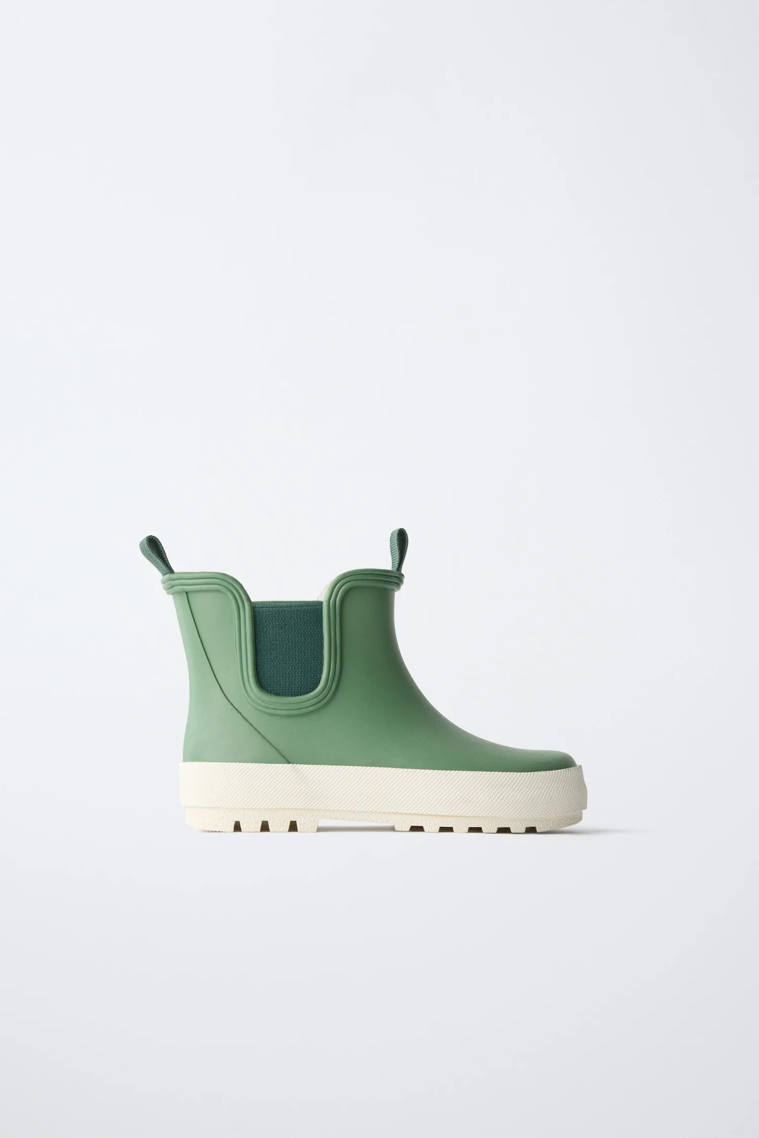 Эластичные резиновые сапоги Zara, хаки