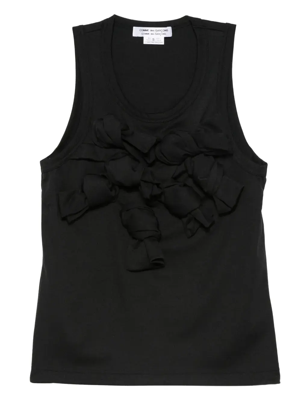 

Майка с украшением в виде банта Comme Des Garçons Comme Des Garçons, черный