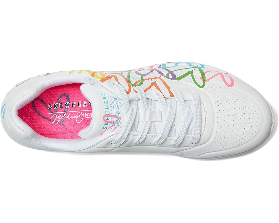 Кроссовки SKECHERS James Goldcrown: Uno - Highlight Love, цвет White Multi — фото 2