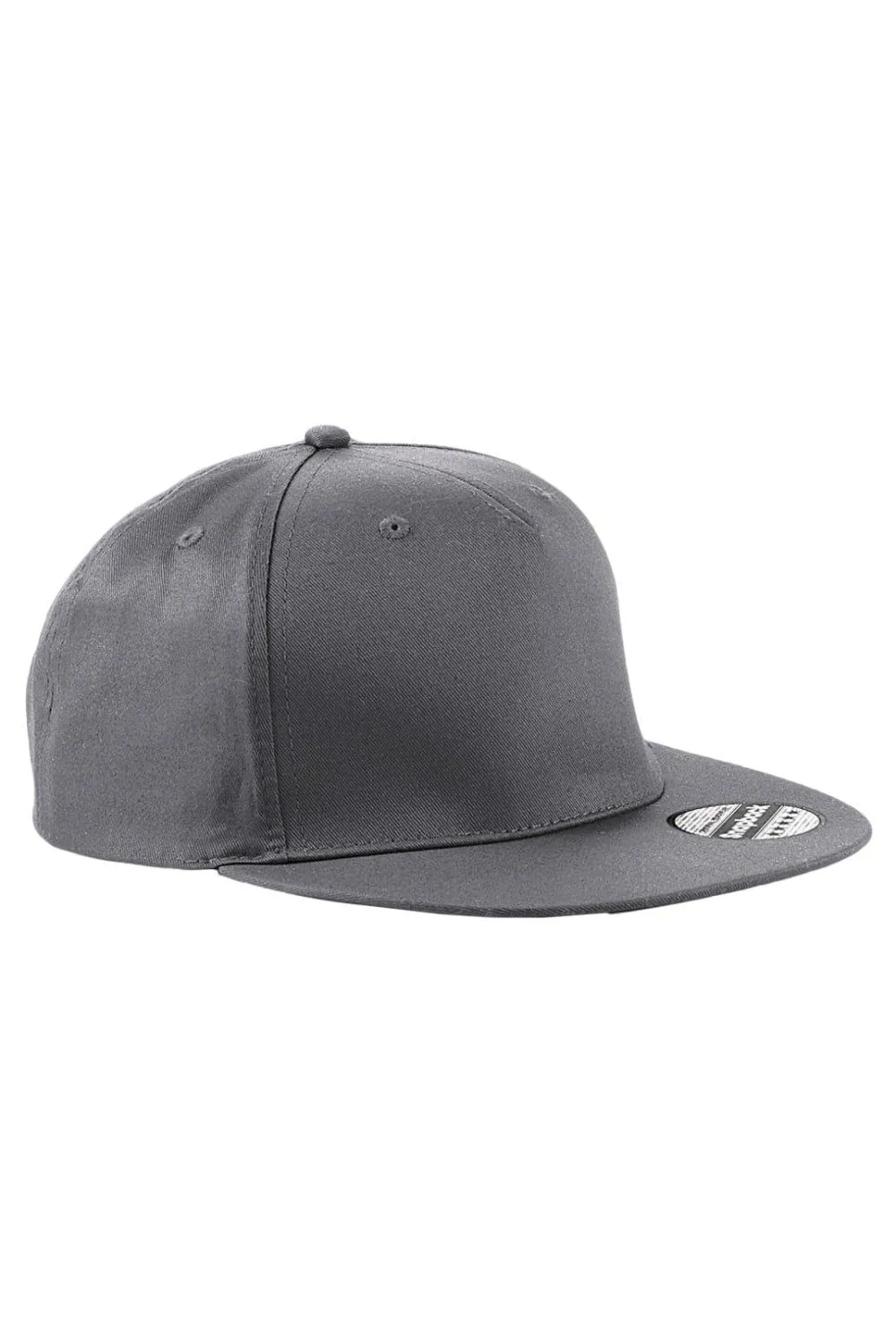 

Рэперская кепка Snapback Beechfield, серый