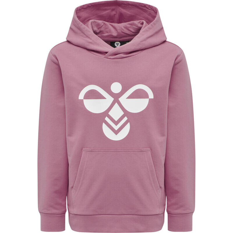 

Hmlcuatro Толстовка унисекс для детей Athleisure из органического хлопка с переработанным полиэстером HUMMEL, цвет rosa