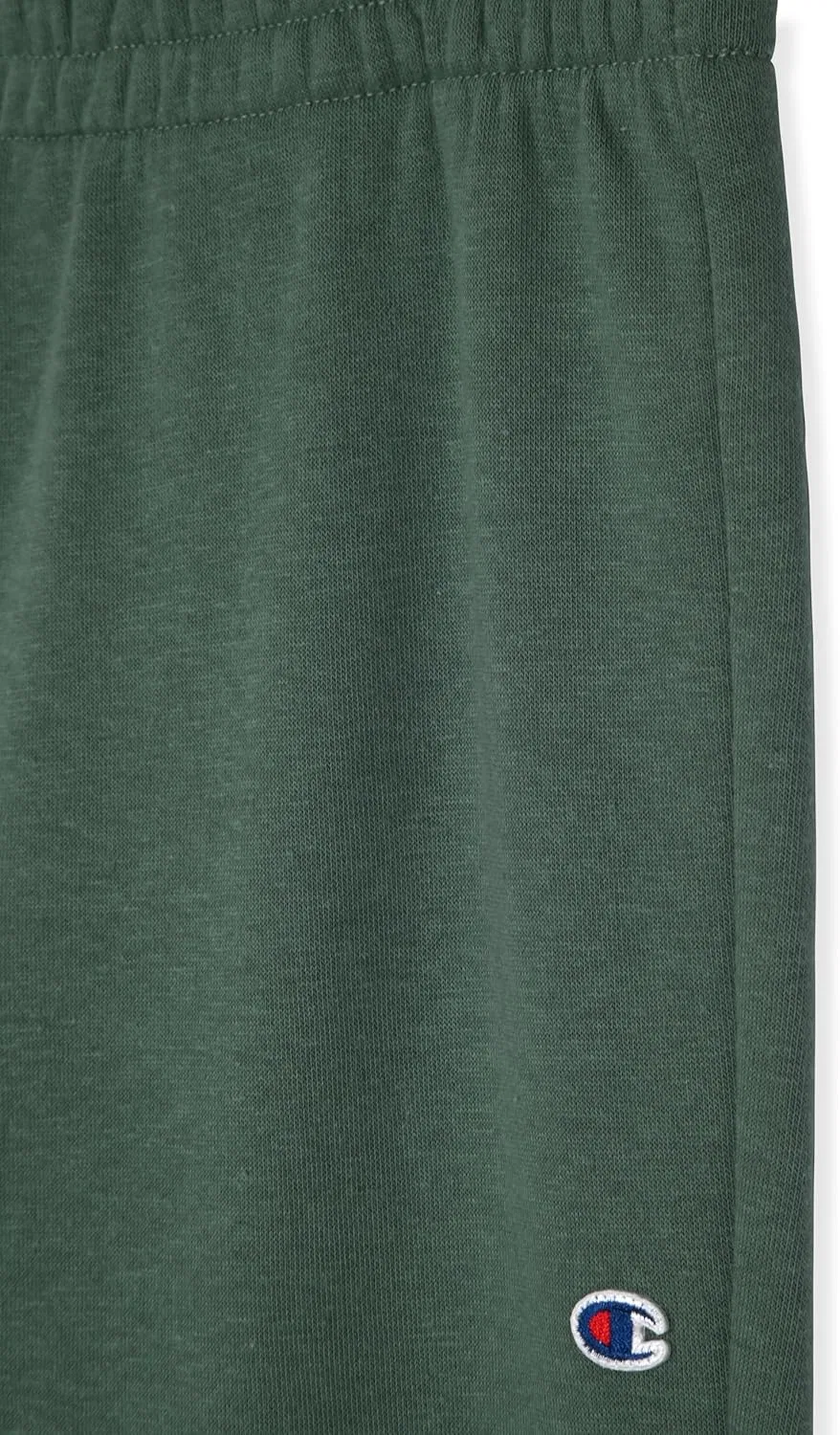 Детские спортивные штаны Champion из флиса для активного отдыха, Dark Forest Green — фото 3