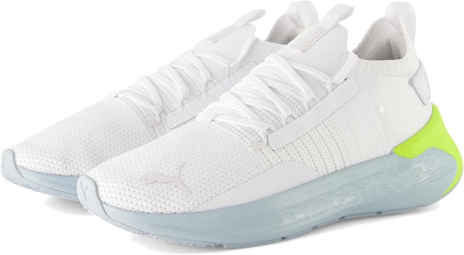 

Кроссовки PUMA Softride Symmetry Fuzion, цвет Puma White/Fizzy Apple