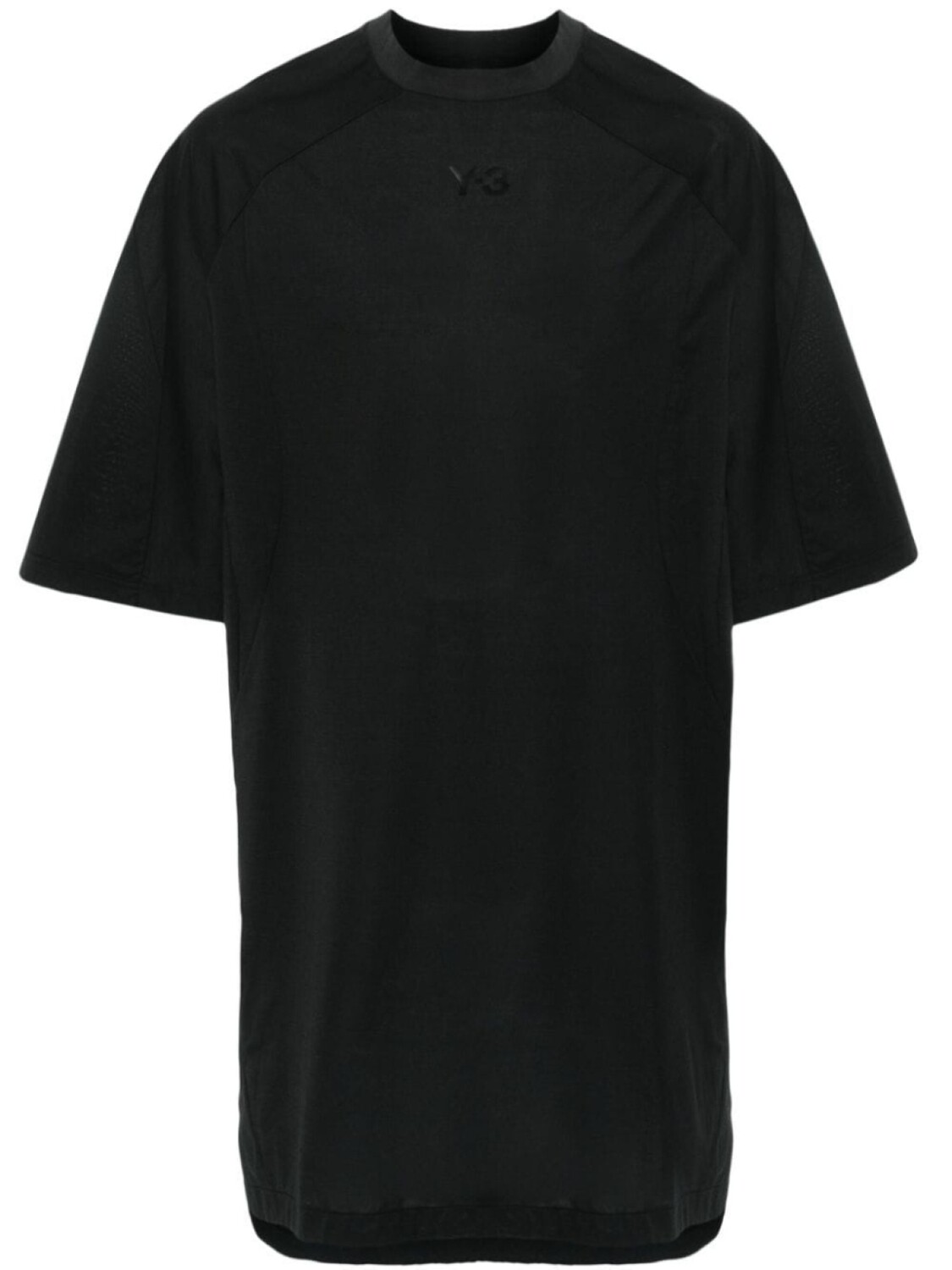 

Y-3 платье мини с логотипом, черный
