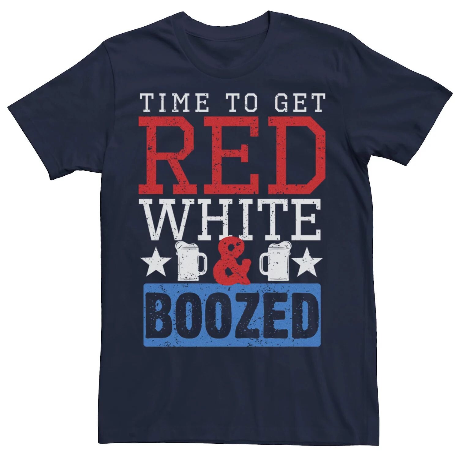 

Мужская футболка Time To Get Red White & Boozed Licensed Character