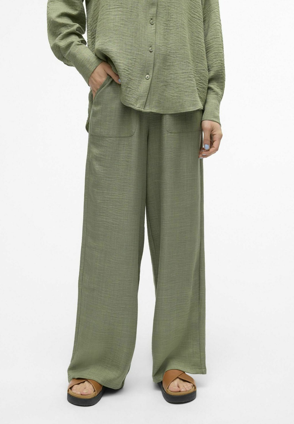 

Брюки MIT VMMELANEY HOHE TAILLE Vero Moda, цвет Laurel Wreath
