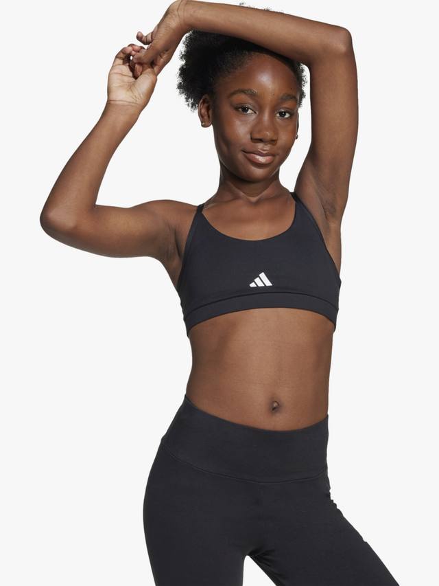 

Детский спортивный бра Essentials adidas, Black/White