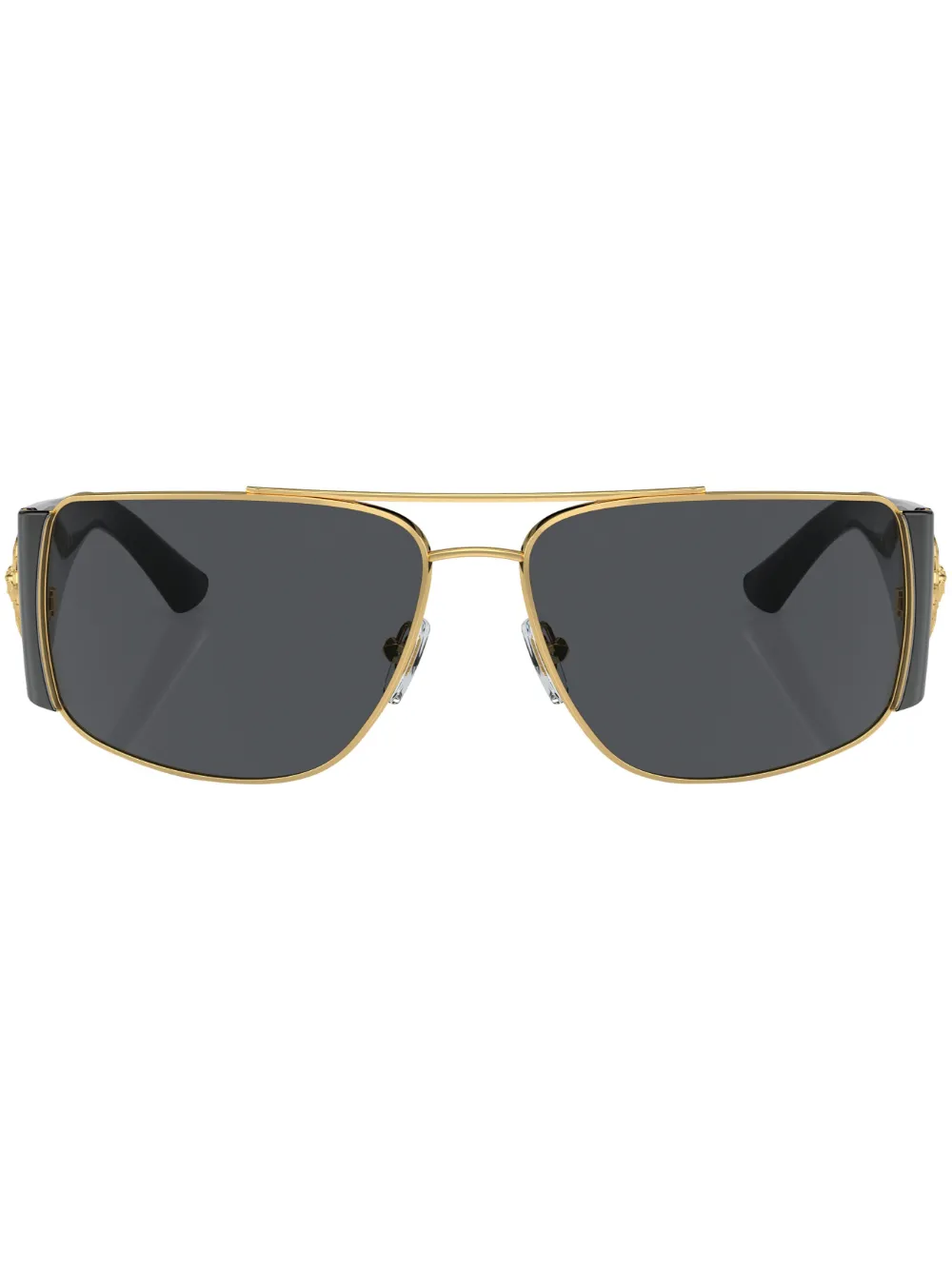 

Очки-авиаторы с широкими дужками Versace Eyewear, черный