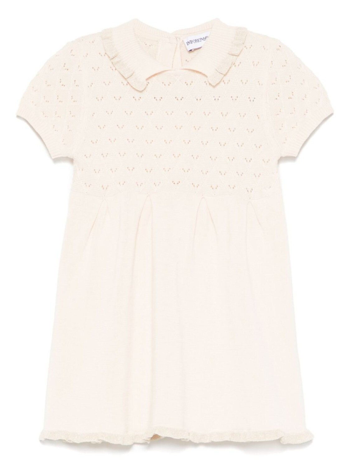 

Платье Emporio Armani Kids из тонкой вязки, нейтральный цвет
