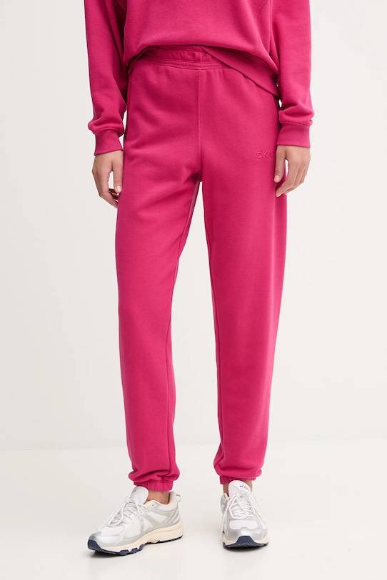 

Спортивные хлопковые брюки Dkny, розовый