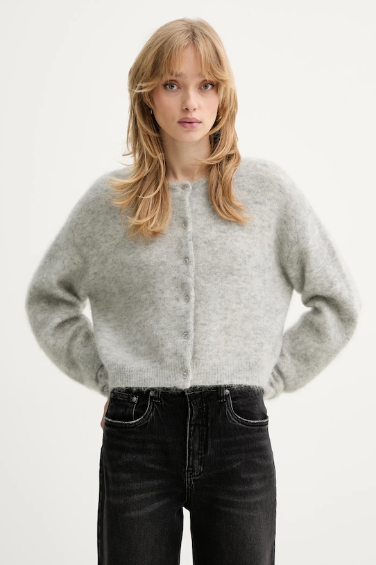 

Мохеровый кардиган gzdebbie Gestuz, серый