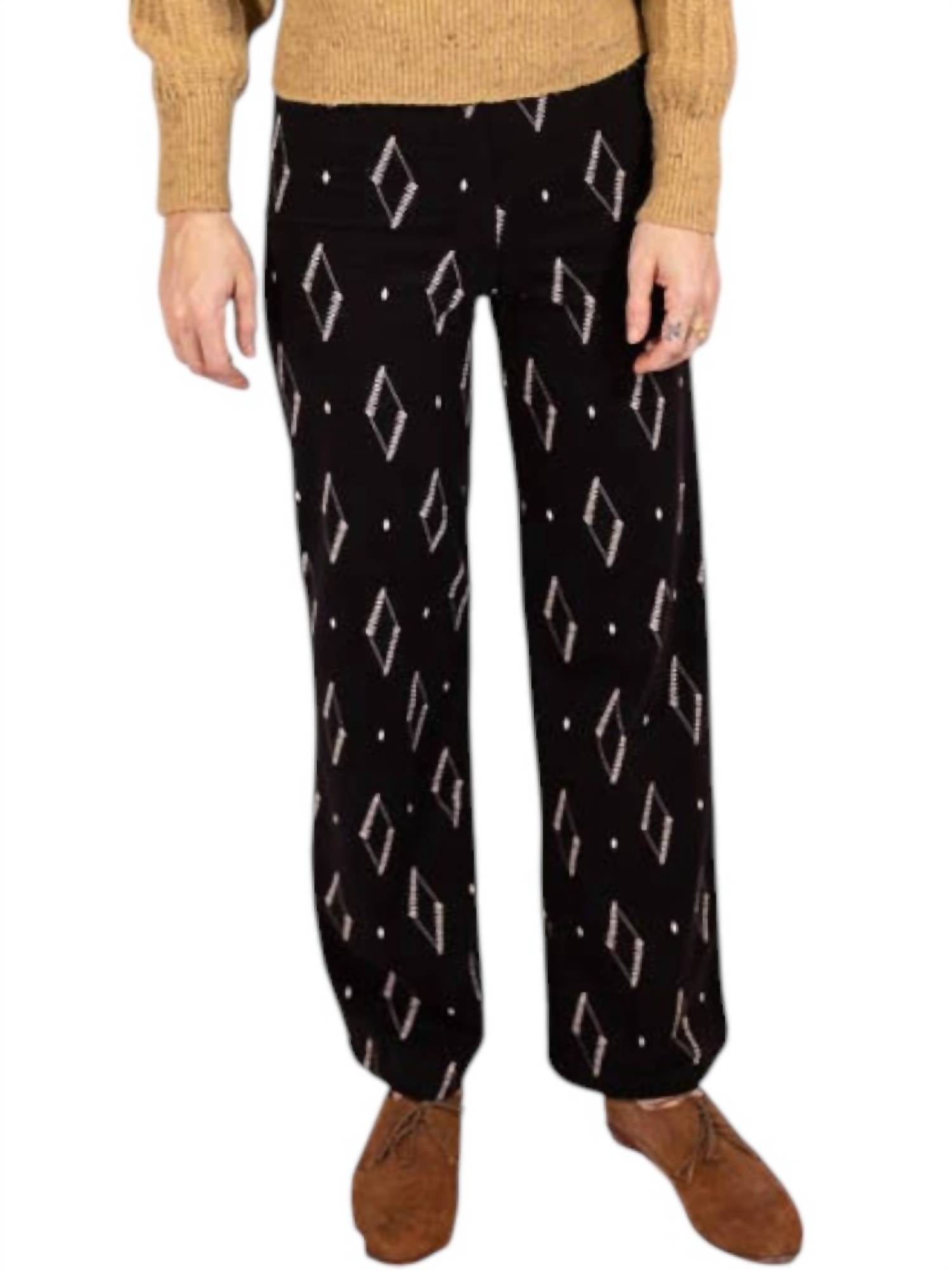 

Брюки Bootcut с защипами, цвет Diamond Vine Black Mata Traders