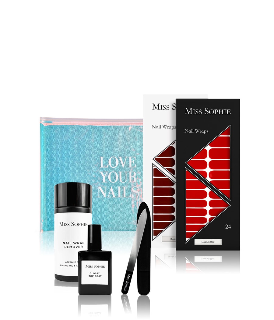 

Набор для ухода за ногтями Miss Sophie Starter Set Burgundy & Lipstick Red, 1 шт.