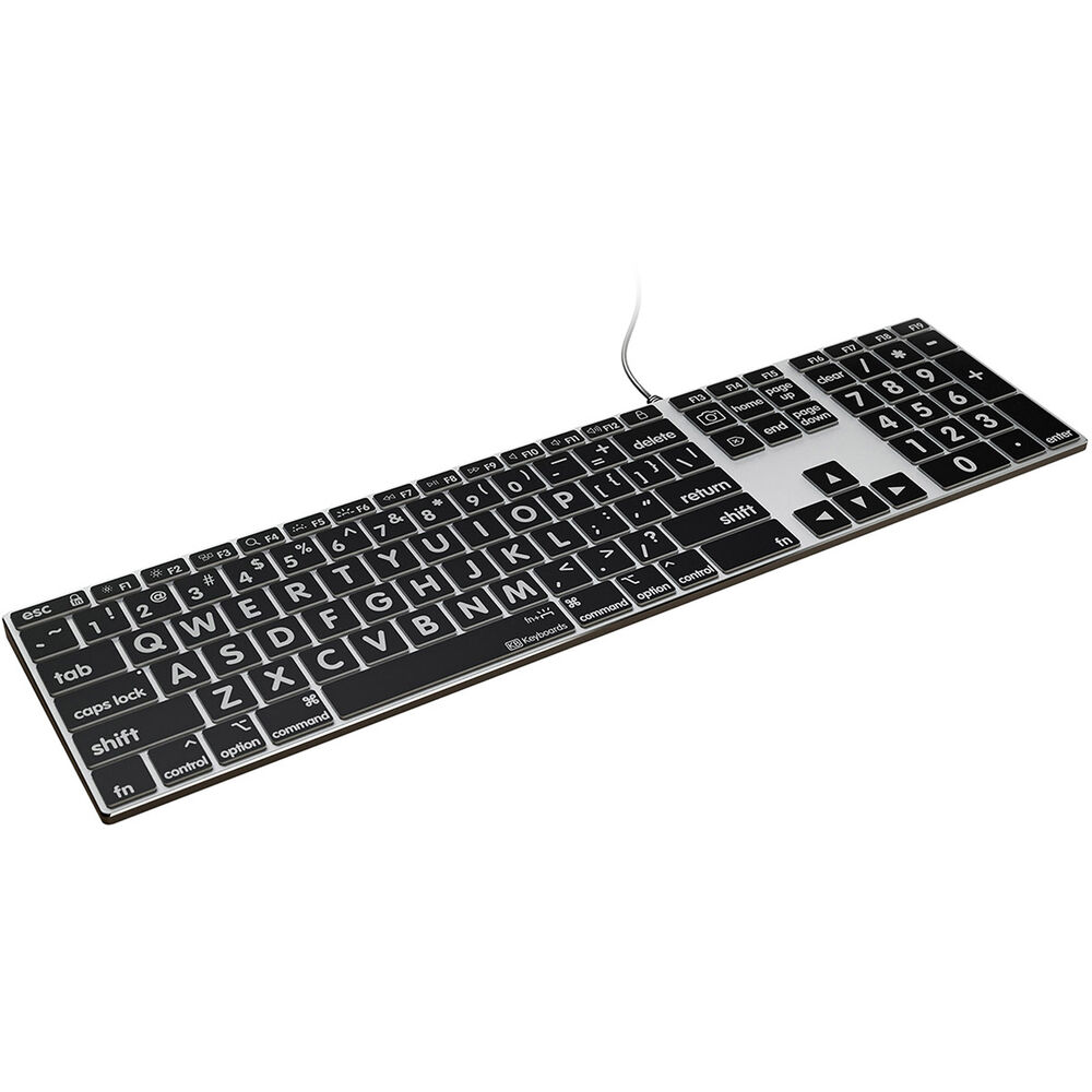 

Клавиатура KB Covers Pro с подсветкой и крупным шрифтом (Mac)
