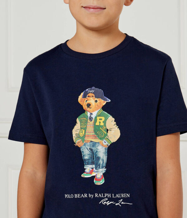Футболка детская Polo Ralph Lauren Regular Fit, темно-синий — фото 4