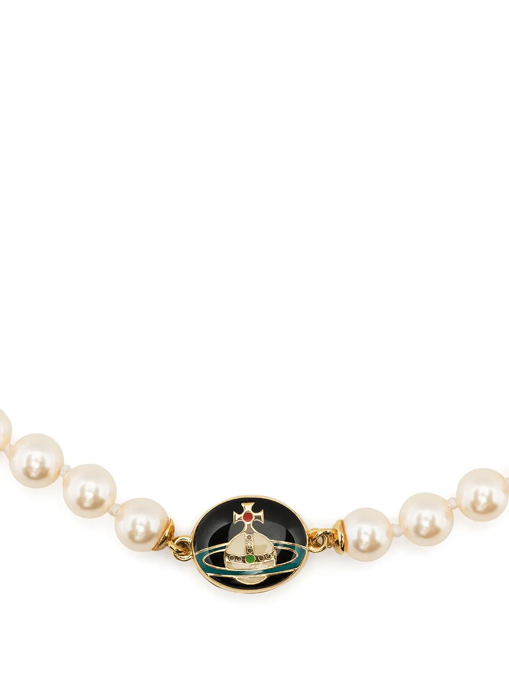 

Колье Loelia с искусственным жемчугом Vivienne Westwood, нейтральный