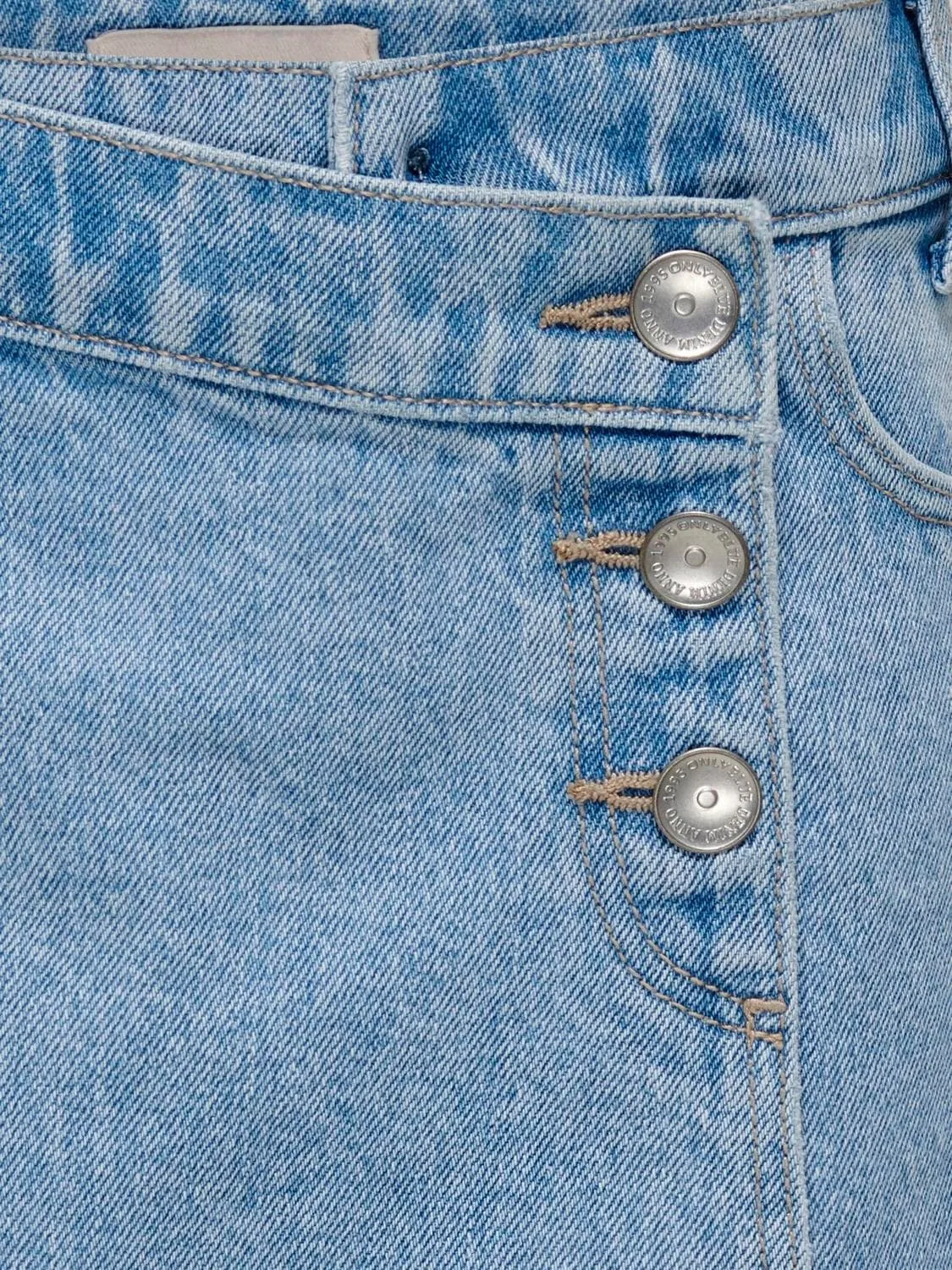 Шорты-юбка джинсовые Kids Only, light blue denim — фото 3