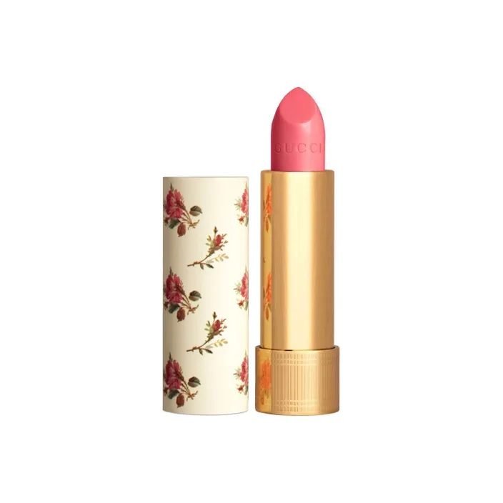 GUCCI Помада-бальзам Golden Tube Floral с увлажняющим кремом Qingsi Silk, #410 Floral Charm