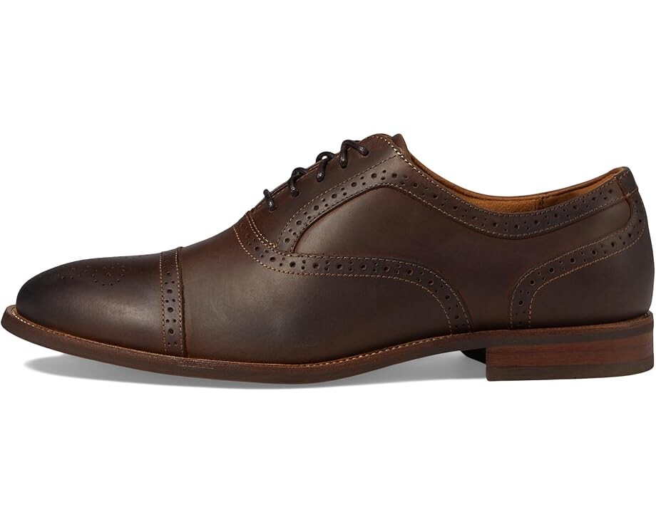 Оксфорды Florsheim Rucci Cap Toe Bal Oxford, цвет Brown Crazy Horse — фото 4