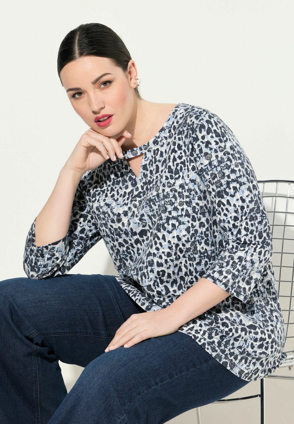 

Туника Ulla Popken, темно-синий