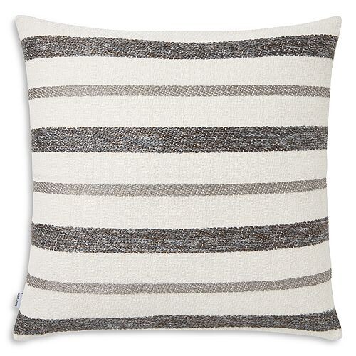 

Декоративная подушка Terra Java, 22 x 22 дюйма Mode Living, цвет Striped Gray Metallic