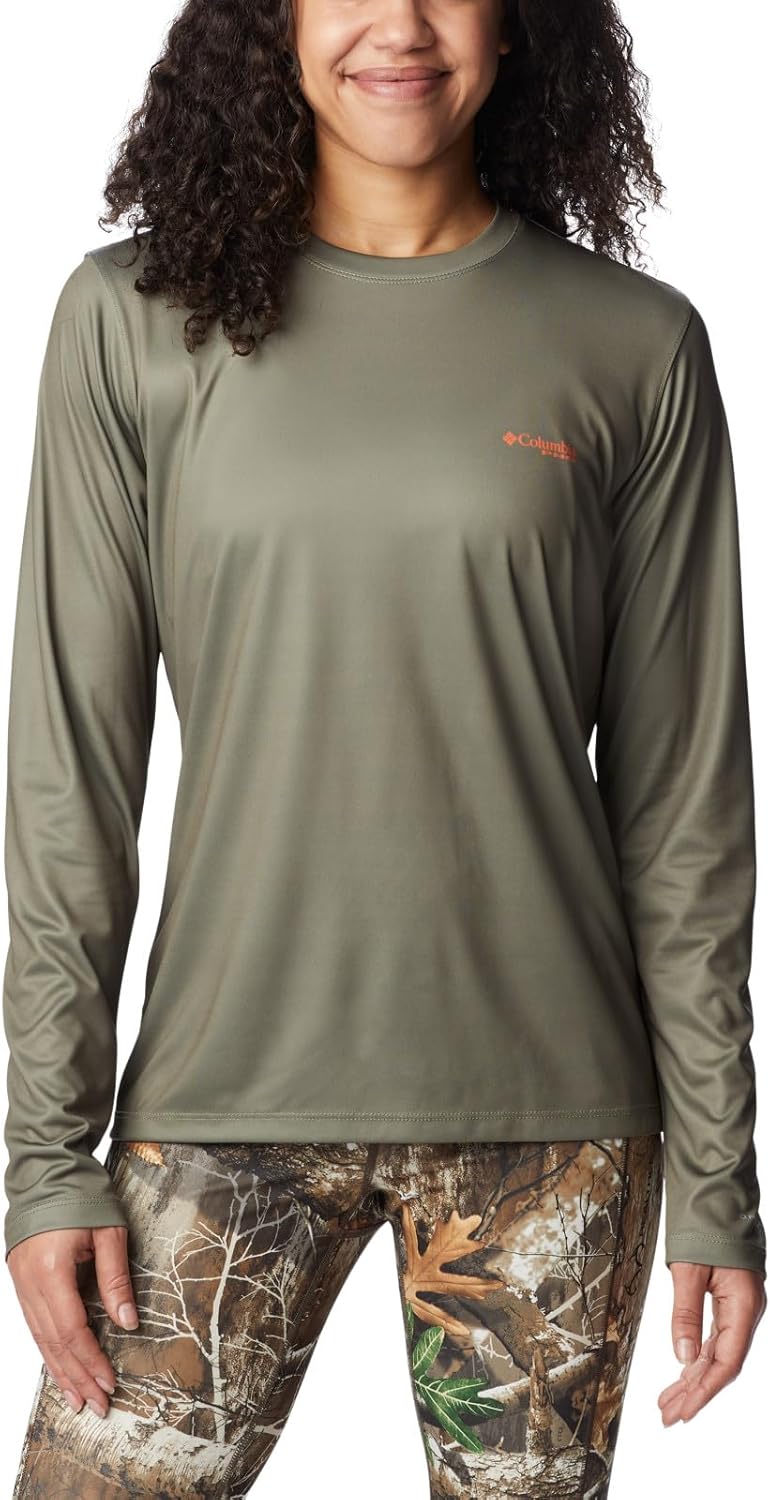 

Женская футболка Columbia Standard Tough Shot с длинным рукавом и принтом, Stone Green/Blaze Pfg Rack Em, Зеленый, Женская футболка Columbia Standard Tough Shot с длинным рукавом и принтом, Stone Green/Blaze Pfg Rack Em