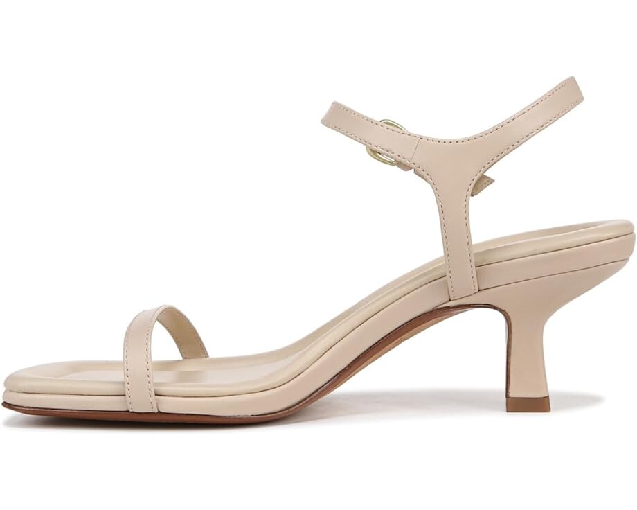 Сандалии Vince Coco Square Toe Heeled, цвет Birch Sand Leather — фото 4