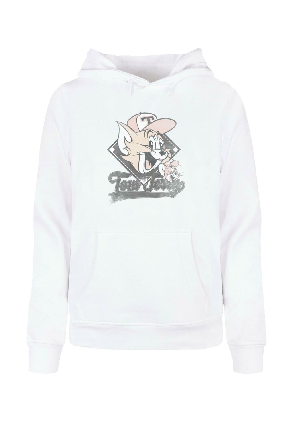 

Толстовка с капюшоном TOM AND JERRY- BASEBALL CAPS BASIC ABSOLUTE CULT, белый