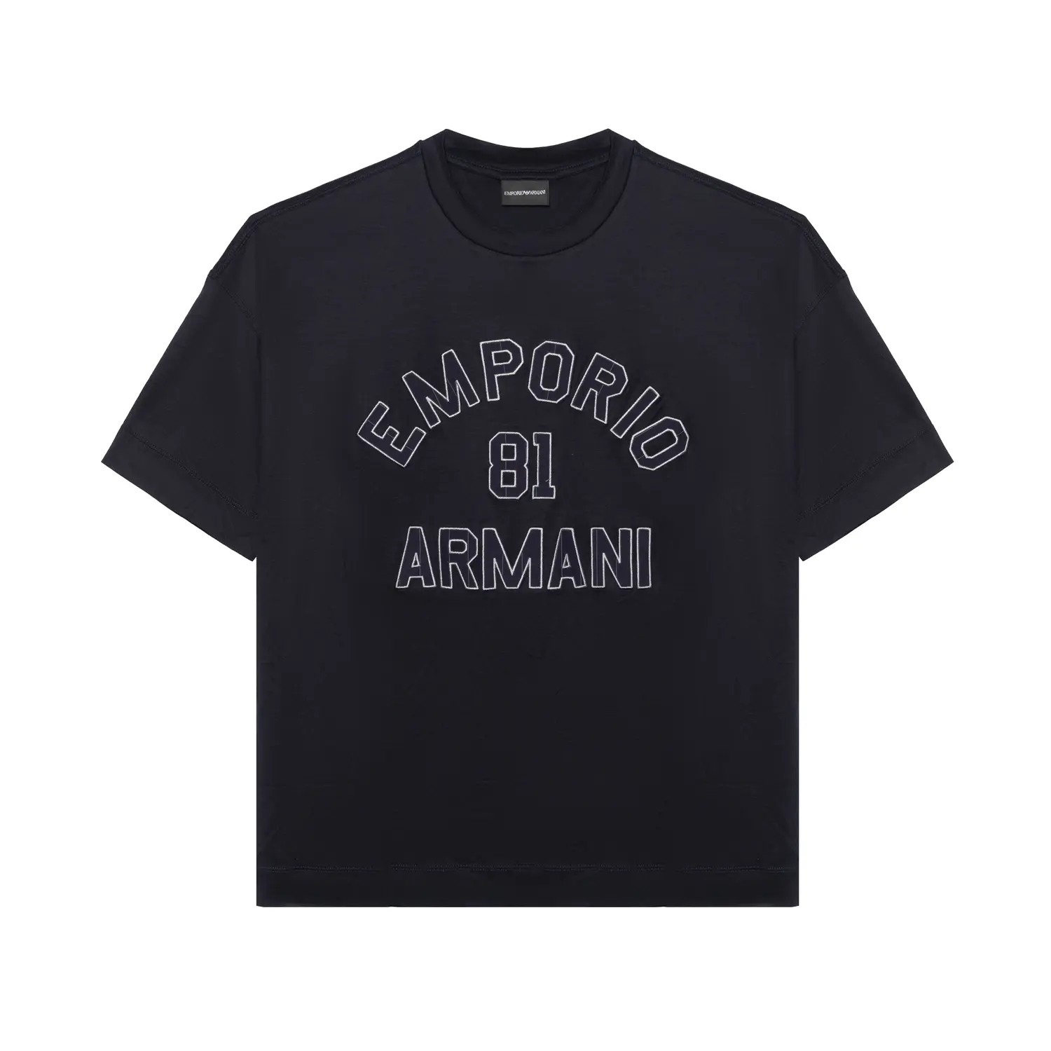 

EMPORIO ARMANI Футболка мужская темно-синяя, Синий, EMPORIO ARMANI Футболка мужская темно-синяя