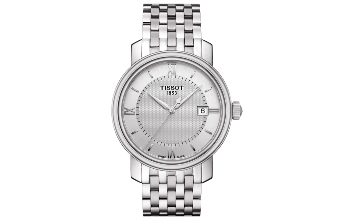 

TISSOT Мужские часы серии Harbor с кварцевым механизмом, серебристый циферблат 40 мм, корпус из нержавеющей стали, браслет из нержавеющей стали