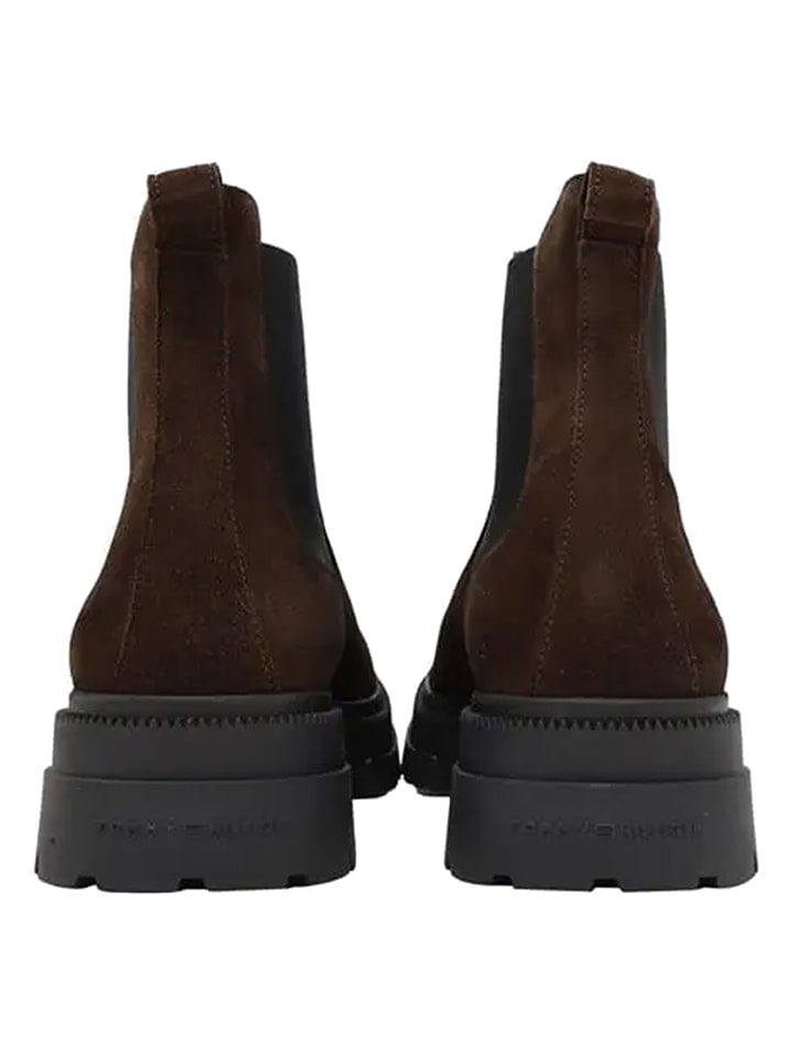 Кожаные ботинки челси коричневого цвета Tommy Hilfiger Shoes — фото 3