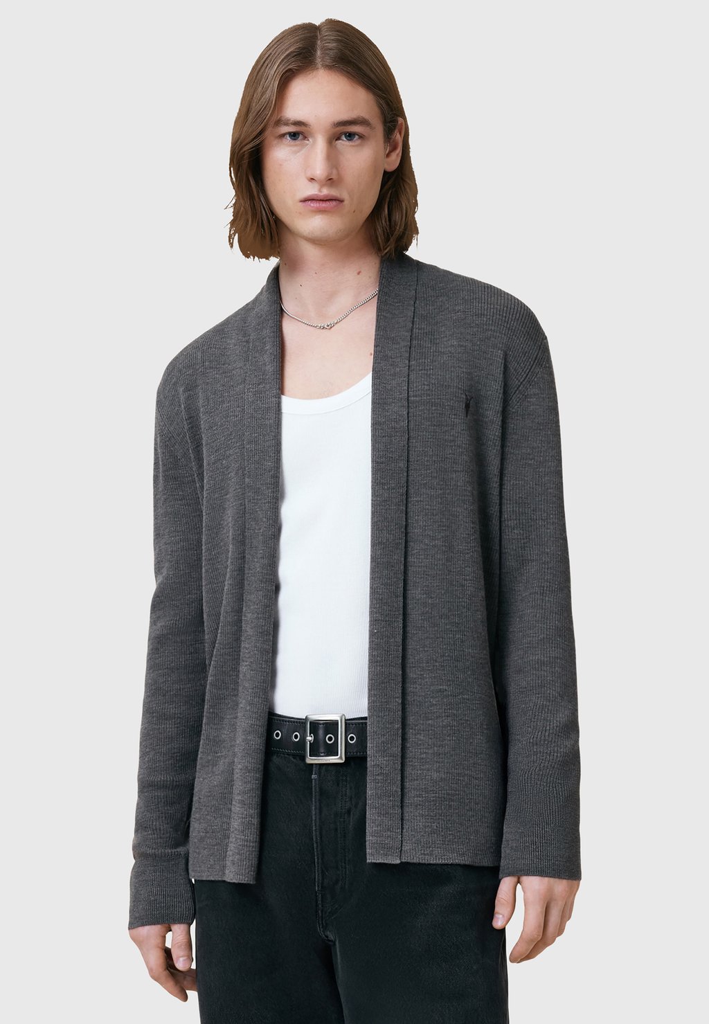 

Кардиган MODE OPEN CAR AllSaints, серый