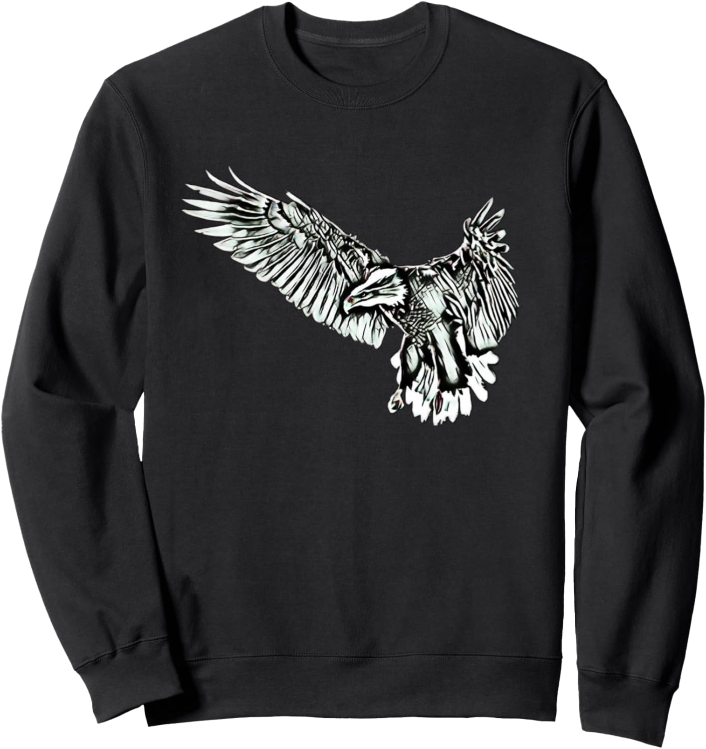 

Толстовка с изображением орла и хищной птицы Eagle Bird Of Prey Men'S Women'S - Kids Boys Girls Gift, черный