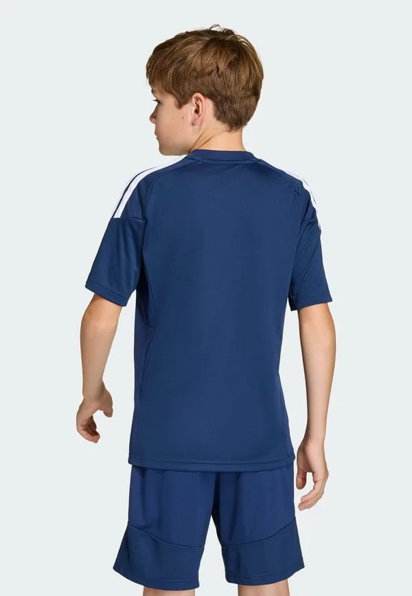 Спортивная футболка унисекс tiro league Adidas Performance, Team Navy Blue/White — фото 2
