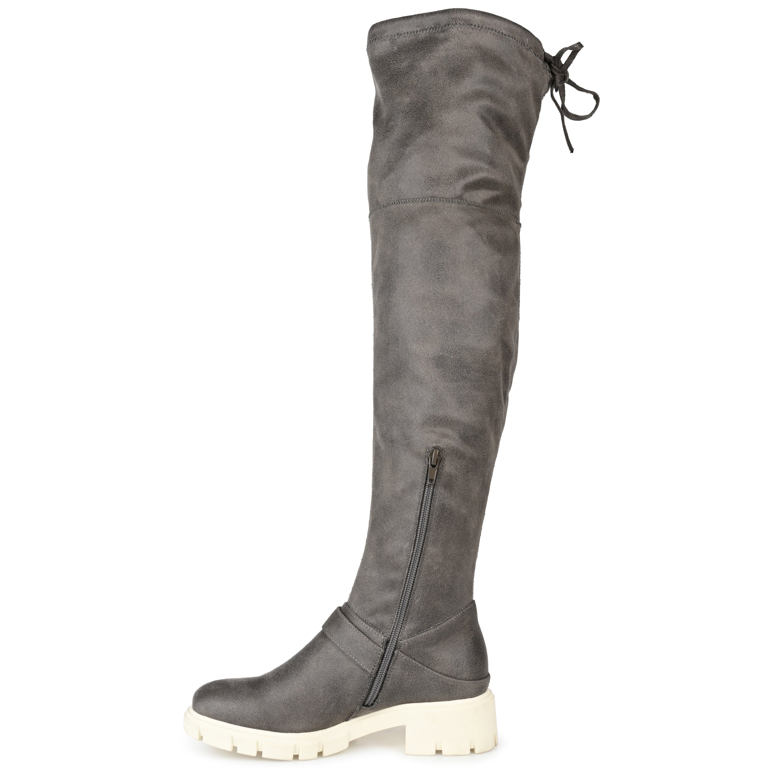 Женские сапоги Tru Comfort Foam Salisa Wide Calf из коллекции Journee, серый — фото 2