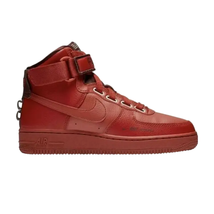 Кроссовки Nike Wmns Air Force 1 High Utility 'Dune Red', красный