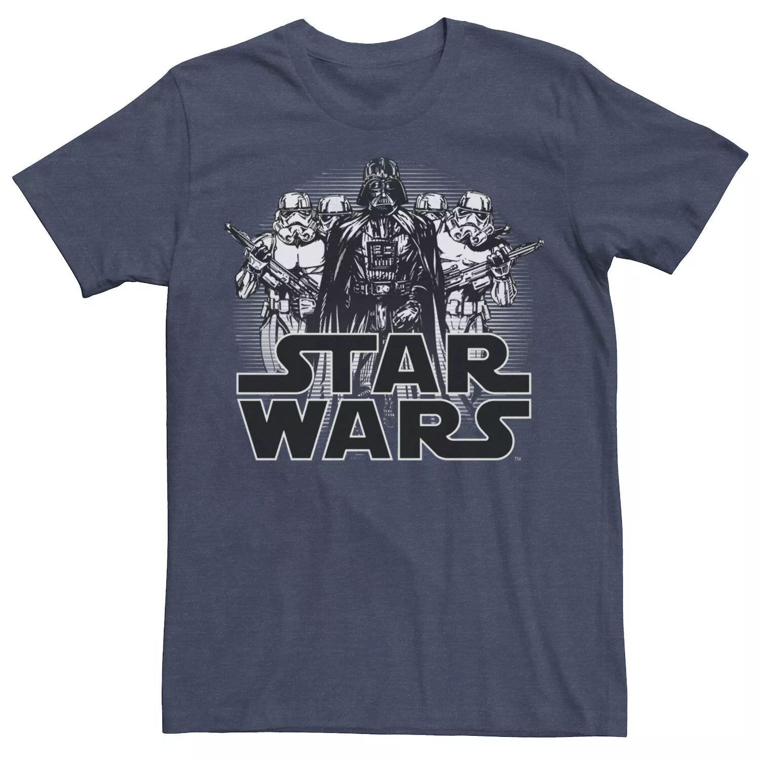 

Мужская темная футболка группы Star Wars
