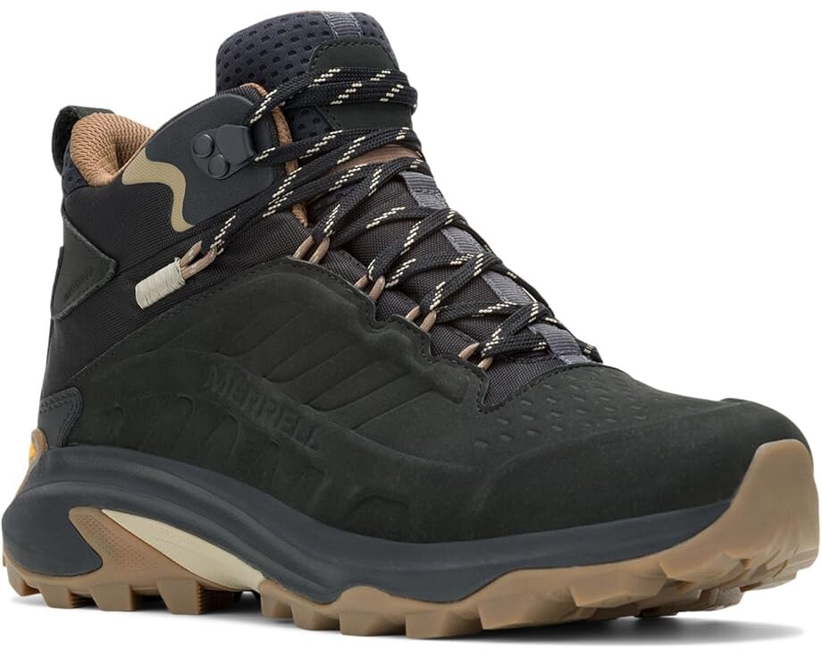 

Походная обувь Merrell Moab Speed 2 Leather Mid Waterproof, черный