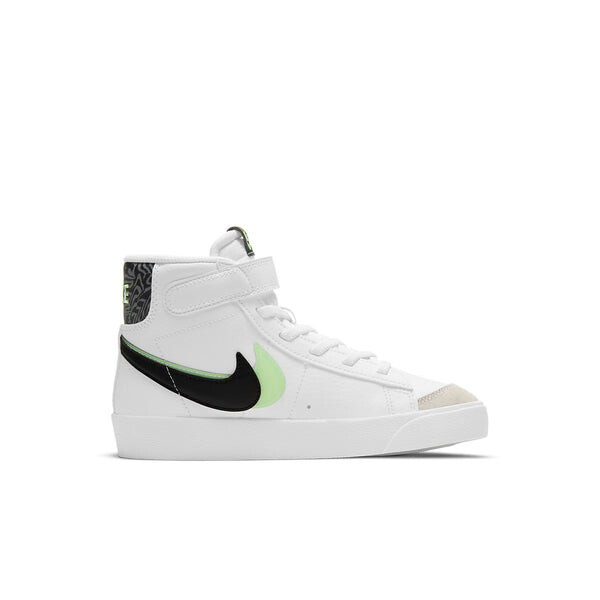 Кроссовки blazer mid '77 se 'double swoosh - white vapor green' Nike, черный — фото 2