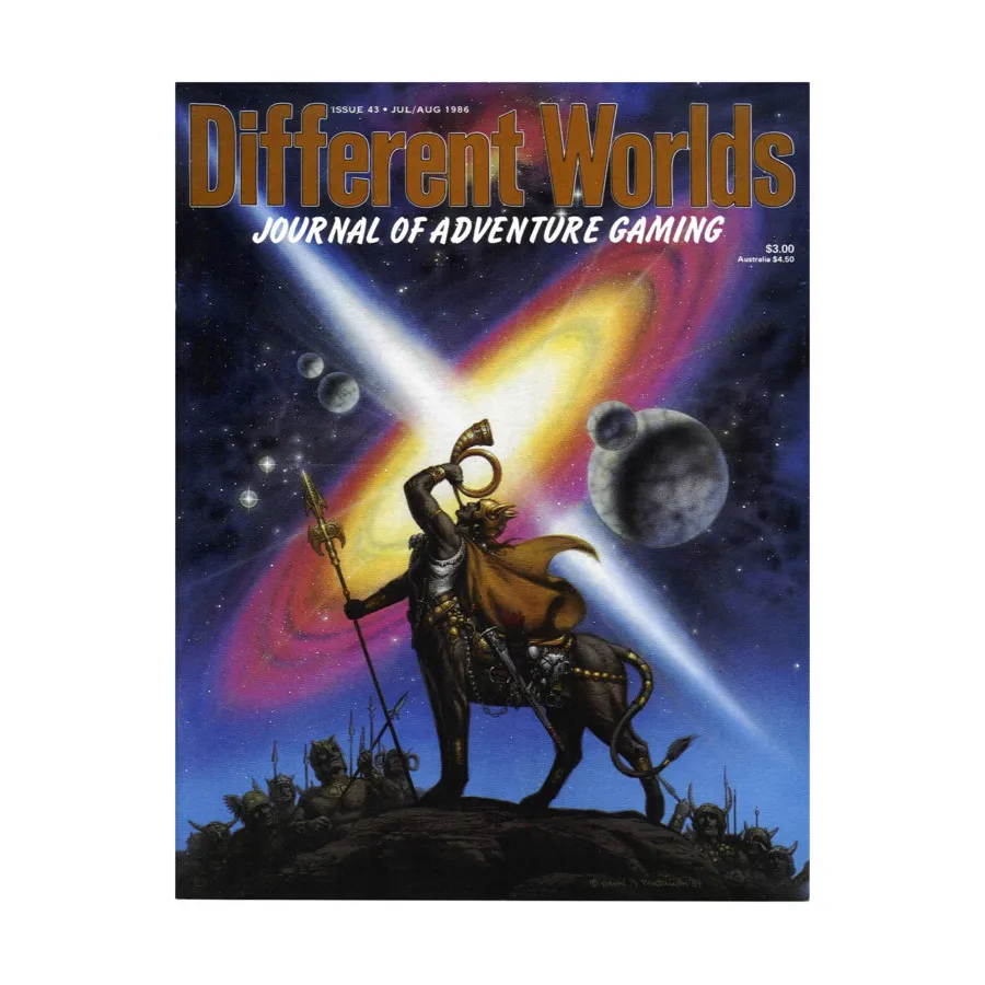 

Журнал #43 "The Adventures of Solar Pons, Blackmoor", Different Worlds Magazine