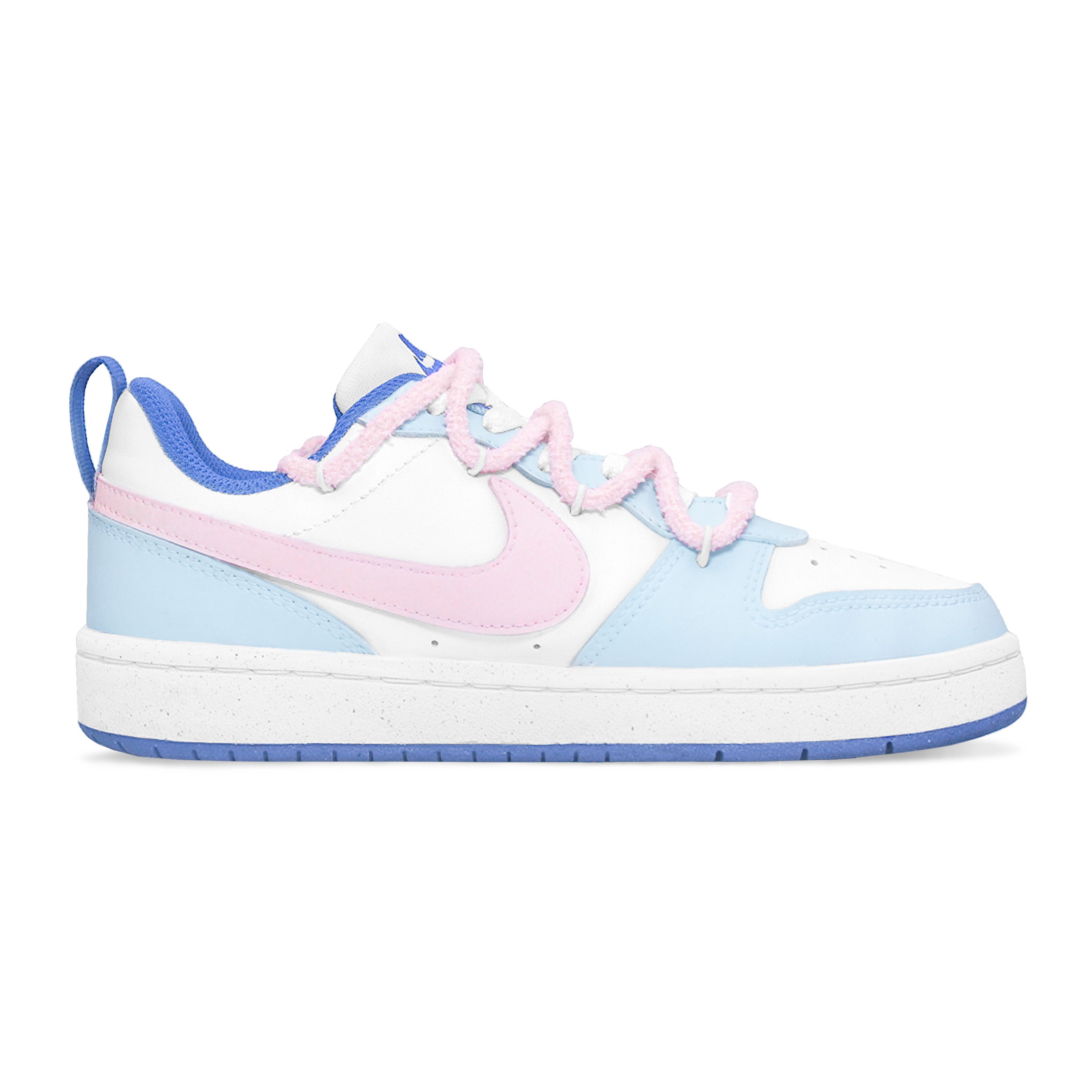 Court Borough Hello Kitty милые нескользящие амортизирующие износостойкие низкие скейтерки Nike, голубой — фото 4