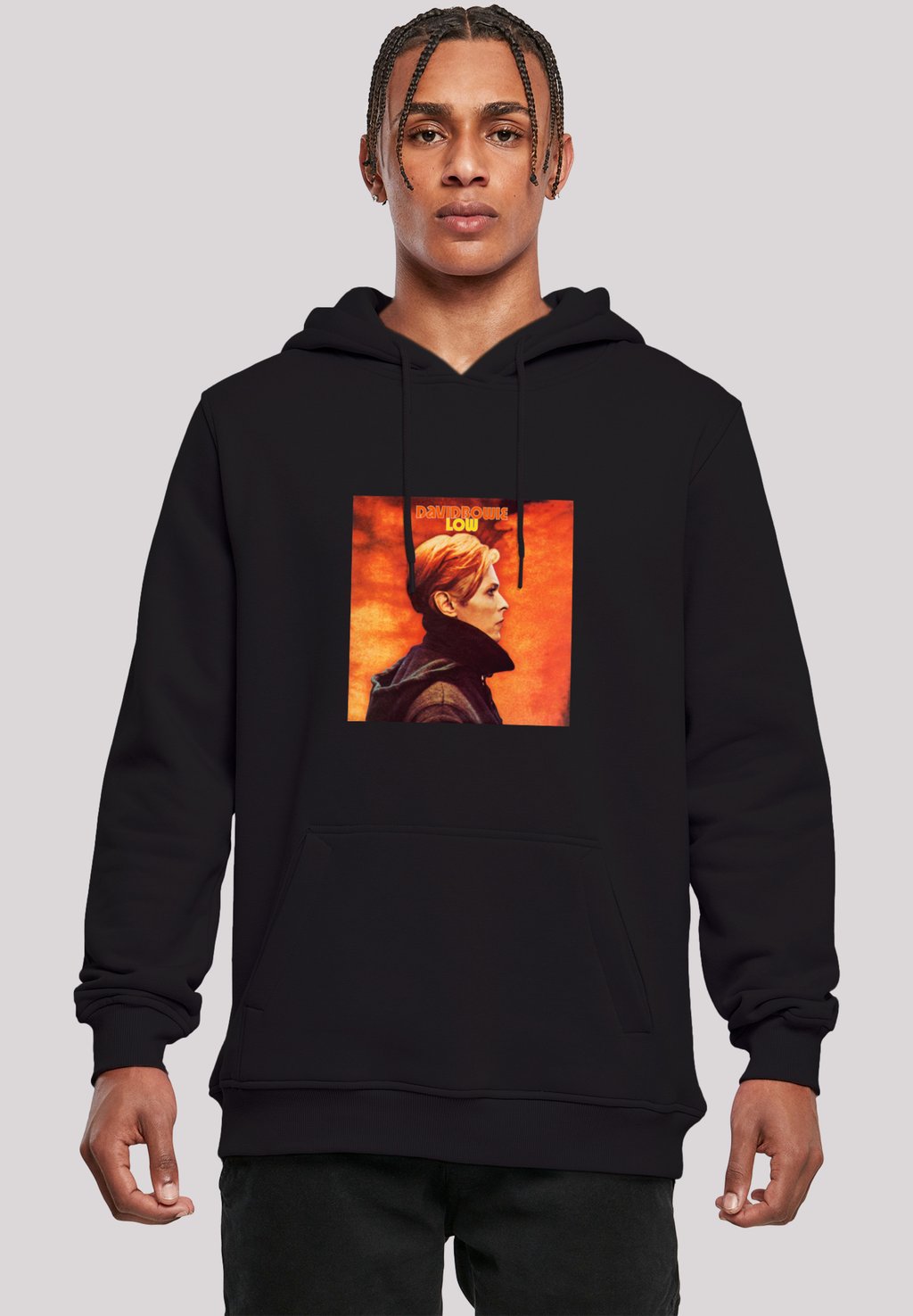

Толстовка DAVID BOWIE LOW ALBUM COVER - Hoodie F4NT4STIC, черный