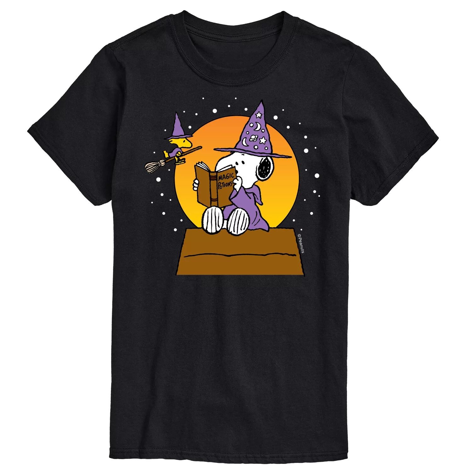 

Футболка Big & Tall Peanuts Sorcerer Snoopy Licensed Character, черный
